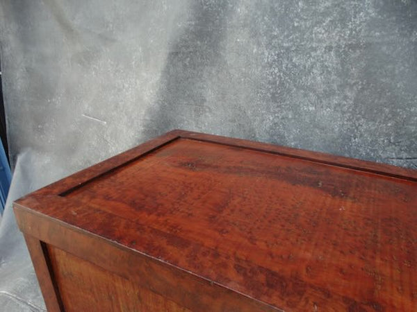 Hand Hewn Burled Old Growth Redwood Folk Art Trunk c 1880 F2433
