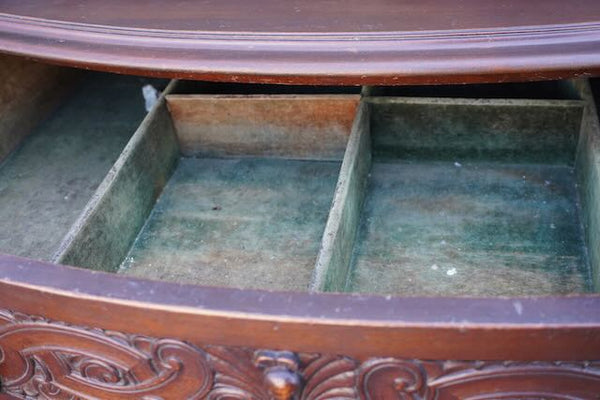 Mexican Colonial Chippendale Side Board circa 1890  F2490