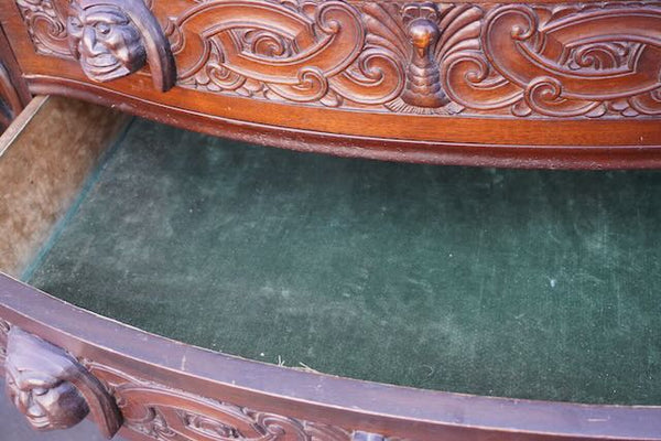 Mexican Colonial Chippendale Side Board circa 1890  F2490