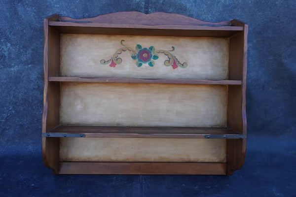 Branded Monterey Hutch Re-purposed into a Wall Shelf F2496