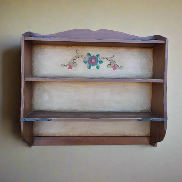 Branded Monterey Hutch Re-purposed into a Wall Shelf F2496