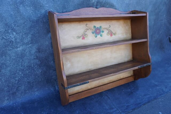 Branded Monterey Hutch Re-purposed into a Wall Shelf F2496