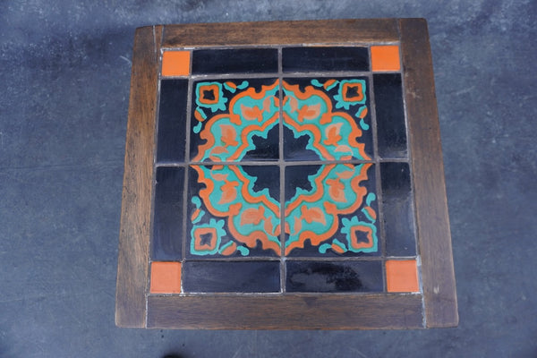 Taylor Tile-Top Side-Table  c 1930 F2522
