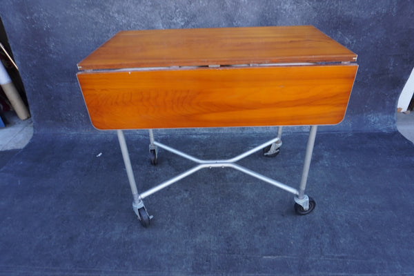 Art Deco Streamline Machine Age Drop-Leaf Table F2604