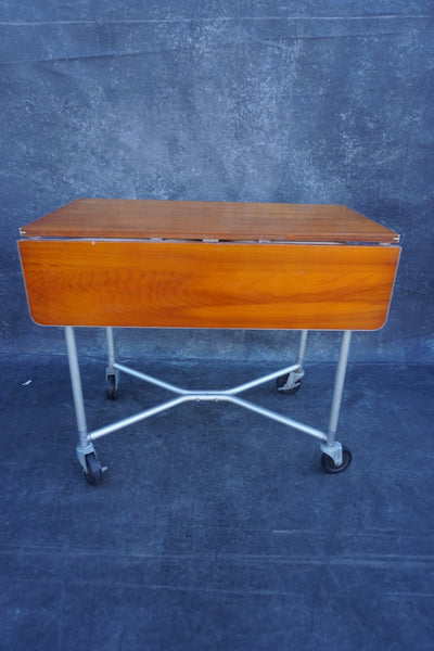 Art Deco Streamline Machine Age Drop-Leaf Table F2604