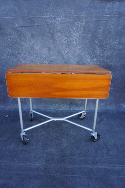 Art Deco Streamline Machine Age Drop-Leaf Table F2604