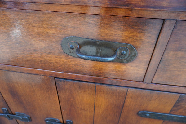 Classic Monterey Tile Top Sideboard in Smokey Maple Finish F2656