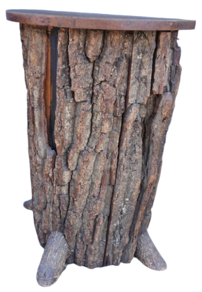 Pair of Tall Rustic Tree Stump Bars circa 1920s F2657