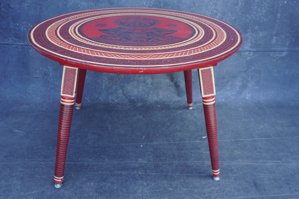 Maldives Hand-Lacquered Game/Coffee Table 1970S F2659