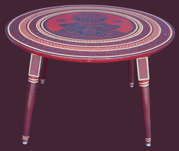 Maldives Hand-Lacquered Game/Coffee Table 1970S F2659