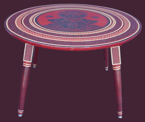 Maldives Hand-Lacquered Game/Coffee Table 1970S F2659