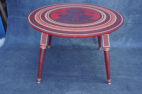 Maldives Hand-Lacquered Game/Coffee Table 1970S F2659