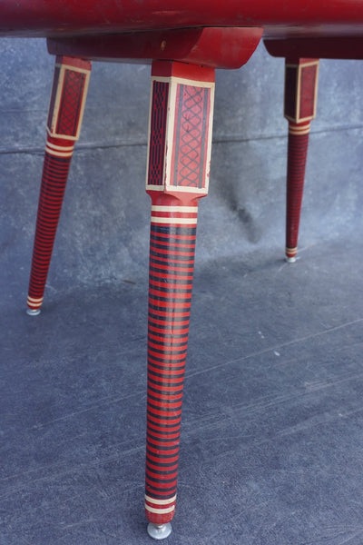 Maldives Hand-Lacquered Game/Coffee Table 1970S F2659