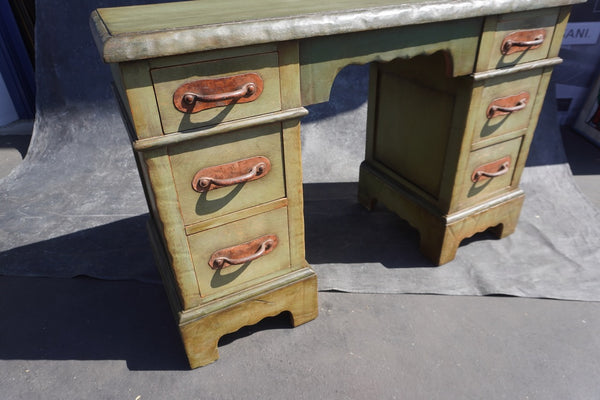 Monterey Classic Green Decorated Desk/Vanity F2663
