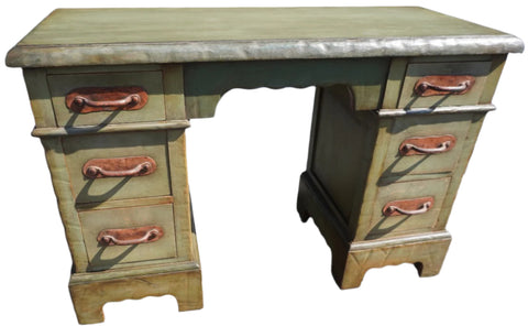 Monterey Classic Green Decorated Desk/Vanity F2663