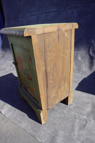 Monterey Classic Green Decorated Bedside Table/Side Table F2664