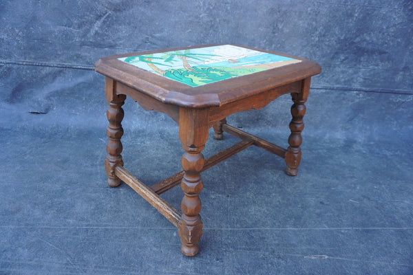 Taylor 6-Tile Table California Beach Scene F2691