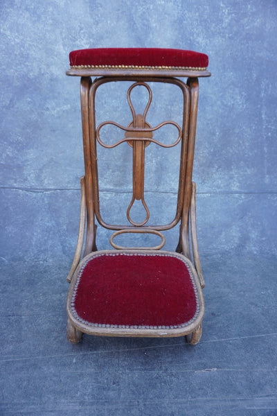 Thonet Bentwood Praying Stool or Prie-Dieu c.1900s F2698