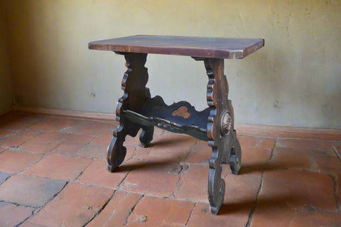 Spanish Solid Walnut Book Table F2720