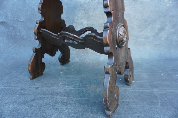 Spanish Solid Walnut Book Table F2720