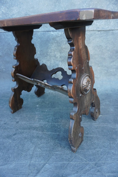 Spanish Solid Walnut Book Table F2720