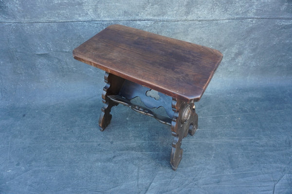 Spanish Solid Walnut Book Table F2720