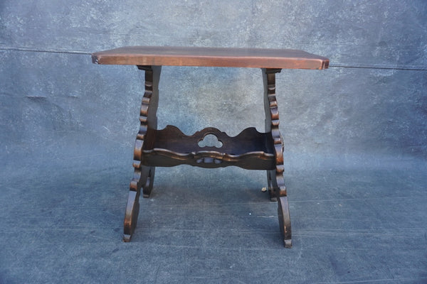 Spanish Solid Walnut Book Table F2720