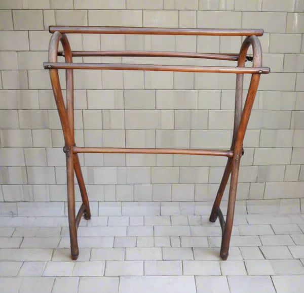 Thonet Bentwood Round Top Valet/Towel Rail F2722