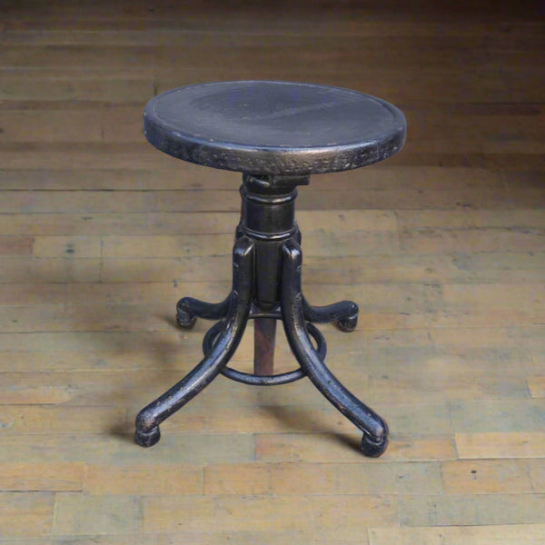 Thonet Bentwood Piano Stool in Black F2727
