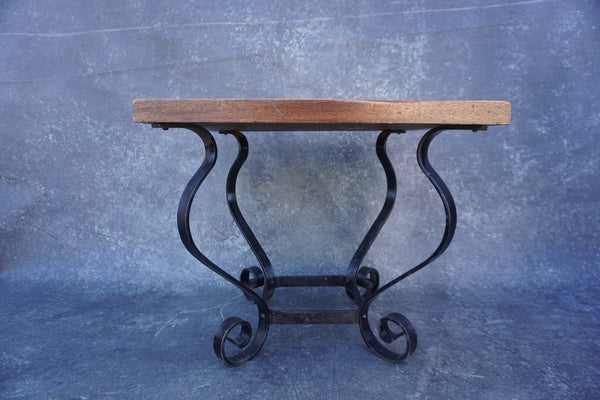 Gladding McBean Tile Top Table, Galleon Scene F2736