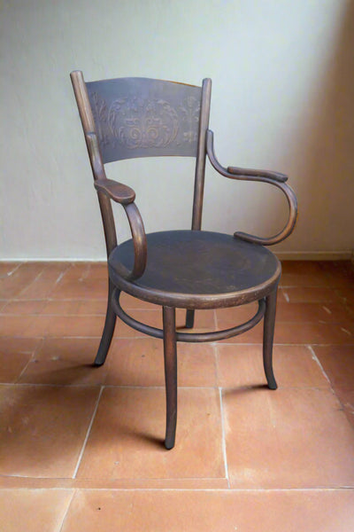 Thonet-style Arm Chair by Fischel F2739