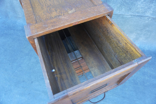 Wooden Arts and Crafts File Cabinet by Weis F2743