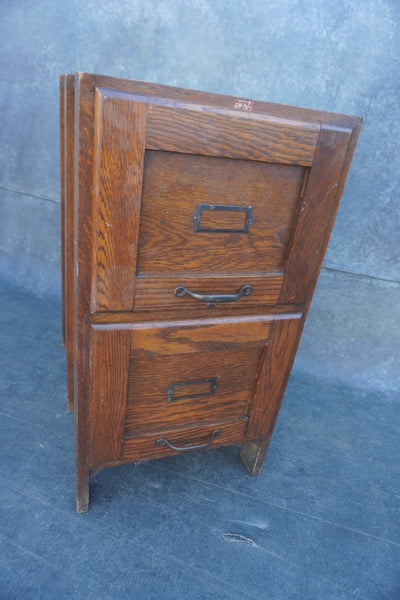 Wooden Arts and Crafts File Cabinet by Weis F2743