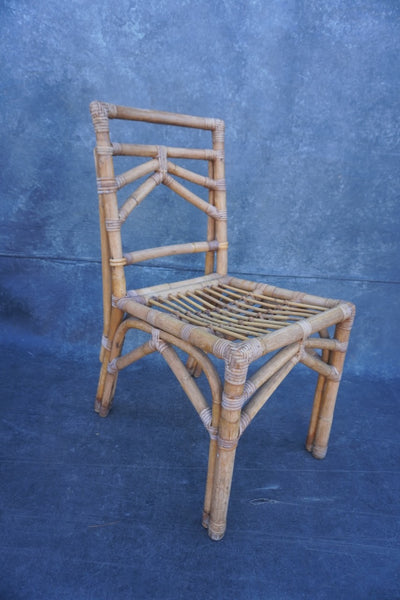 Bamboo Hawaiian Chairs, 1940s, Pair of Two F2746