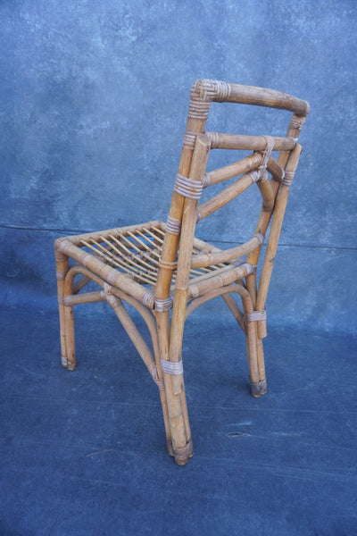 Bamboo Hawaiian Chairs, 1940s, Pair of Two F2746