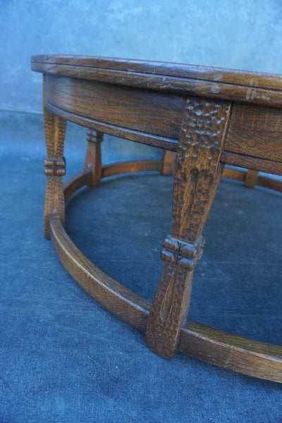 Romweber Cali-Revival Leather Top Coffee Table F2751