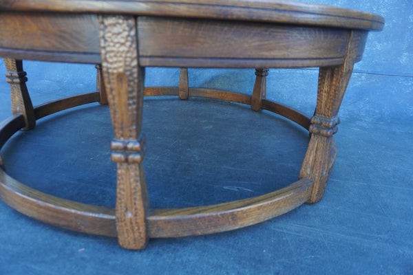 Romweber Cali-Revival Leather Top Coffee Table F2751