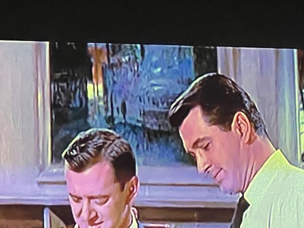Edgar O Kiechle  Sleeping Town Featured in Rock Hudson Apartment Pillow Talk Oil on Board P3075
