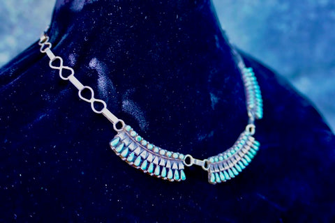 Zuni Petite Turquoise Necklace J611