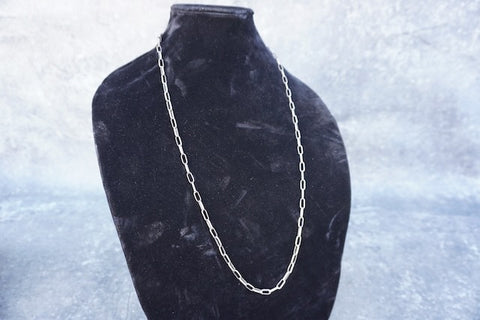 Navajo Silver Link Chain J614