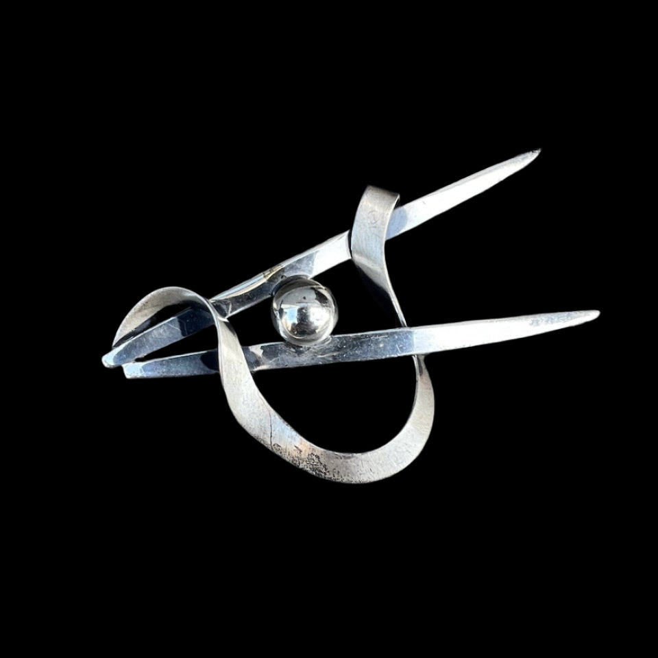 Silver Pin by Otto Robert Bade J631