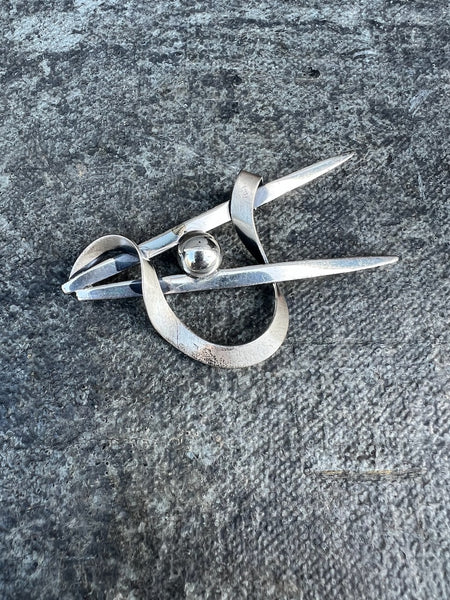 Silver Pin by Otto Robert Bade J631