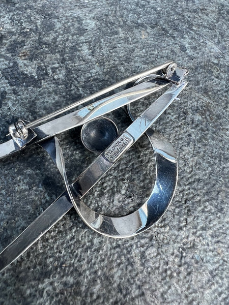 Silver Pin by Otto Robert Bade J631