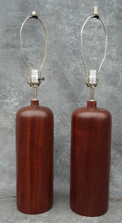 Danish Modern Teak Pair of lamps L790