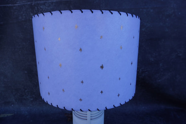 Mitchell Lumitone Streamline Bakelite Radio Table Lamp, 1941 with Custom Shade 1940s L779