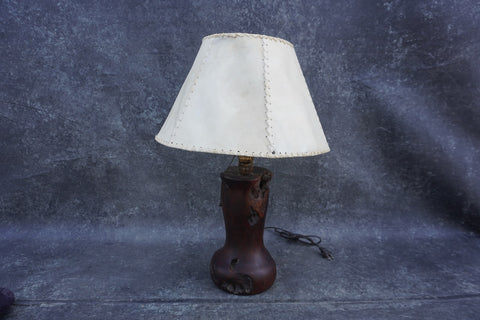 Redwood Burl Table Lamp L785