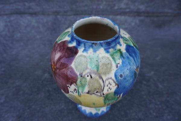 Colorful Oaxacan Dripware Vase c.1930s M1940