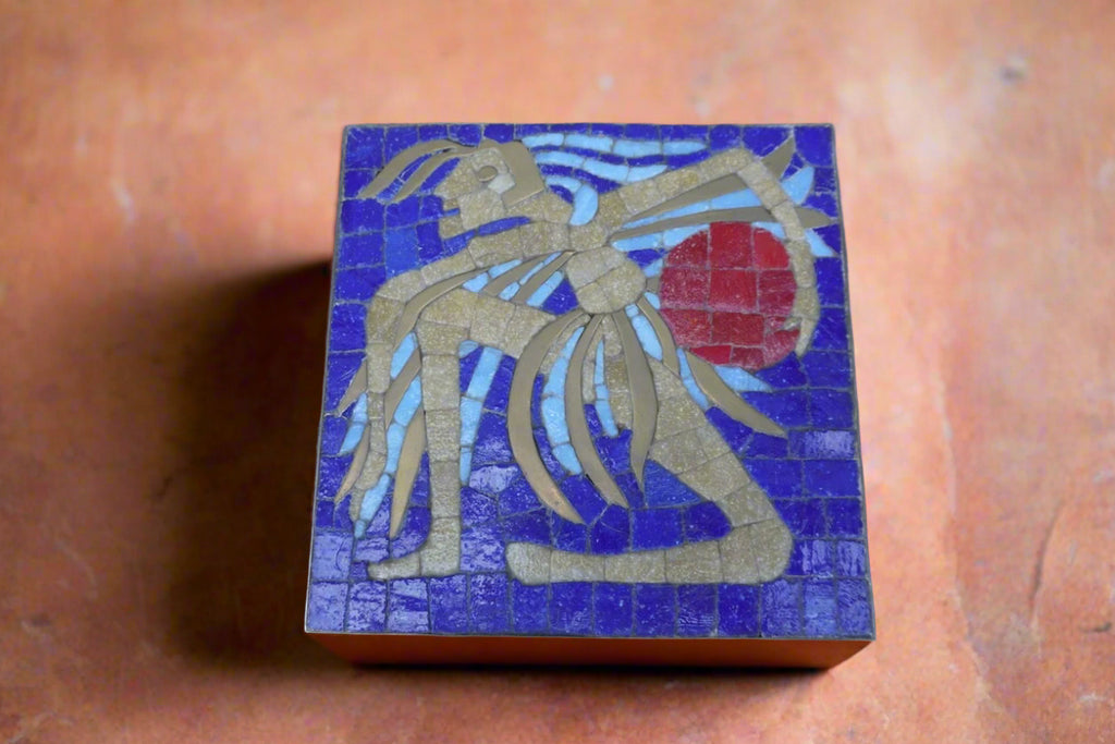 Salvador Terán Glass and Brass Box M1944