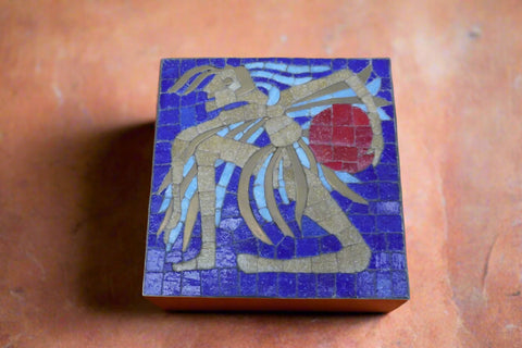 Salvador Terán Glass and Brass Box M1944