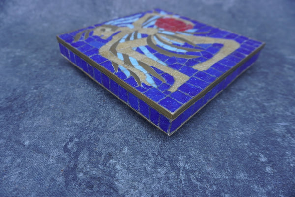 Salvador Terán Glass and Brass Box M1944